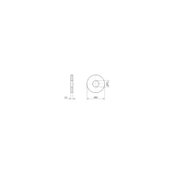Sencys Carrosseriering - Gegalvaniseerd staal - M16 - 3 stuks