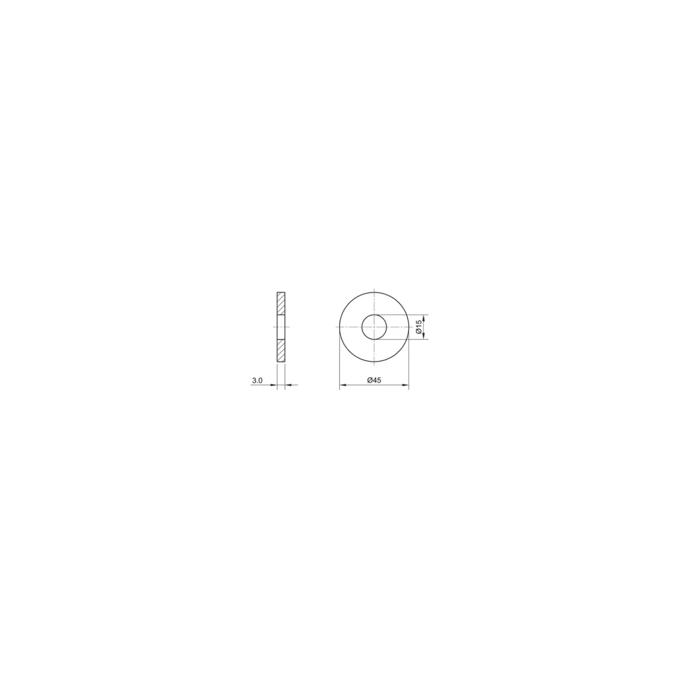 Sencys Carrosseriering - Gegalvaniseerd staal - M14 - 3 stuks