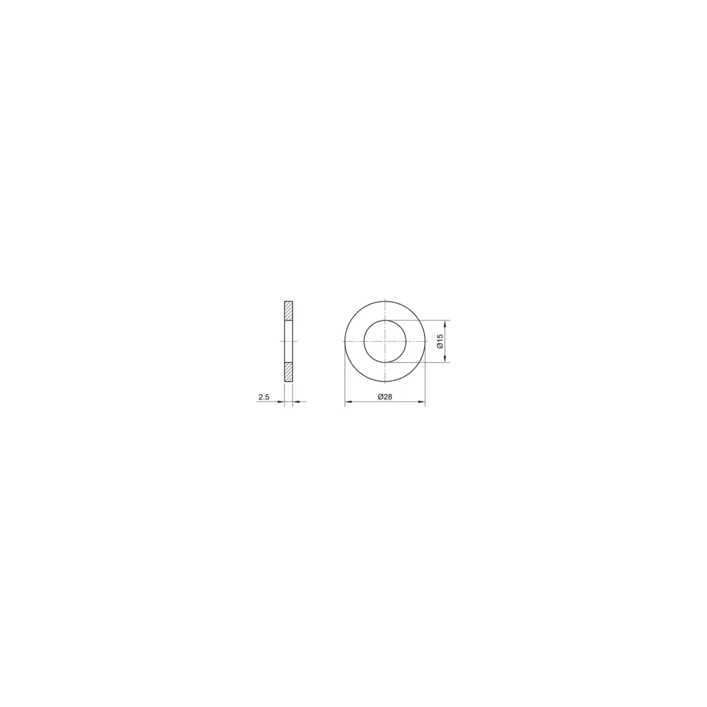 Sencys Carrosseriering - Gegalvaniseerd staal - M14 - 10 stuks