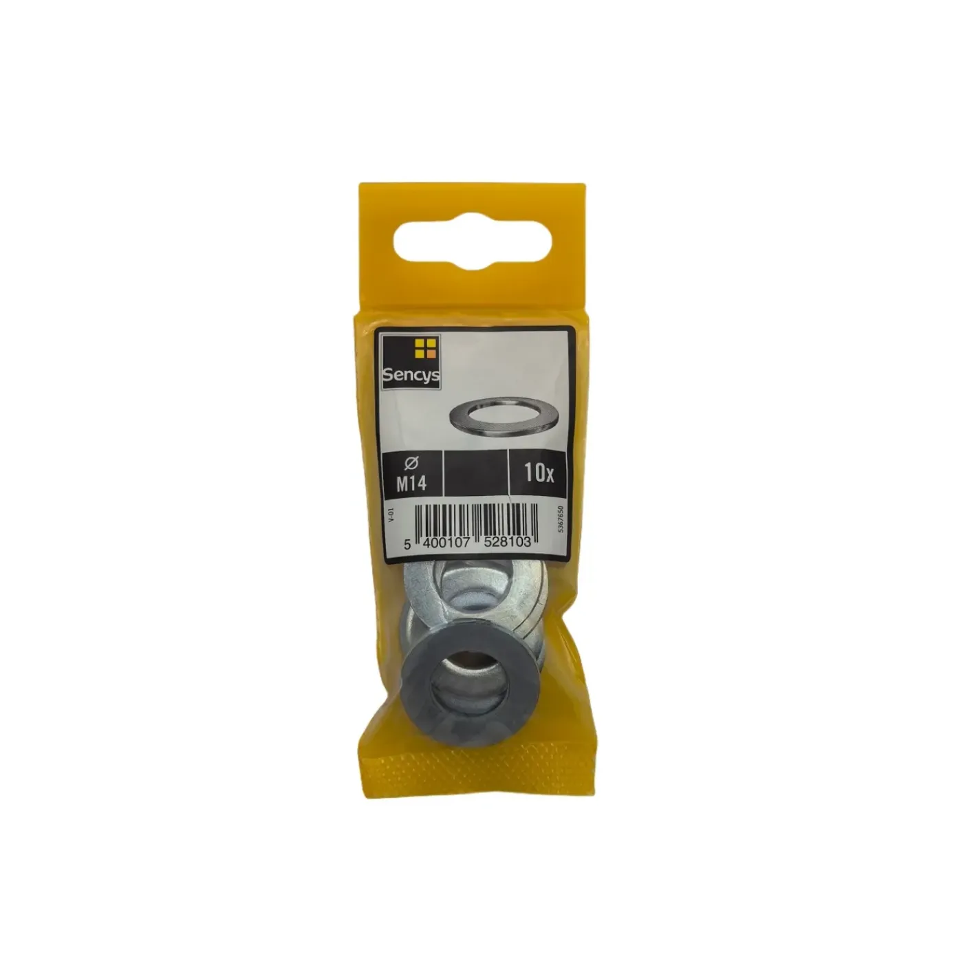 Sencys Carrosseriering - Gegalvaniseerd staal - M14 - 10 stuks