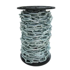 Sencys decoratieve ketting - staal - verzinkt - 6x42mm - au mètre