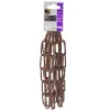 Sencys decoratieve ketting - staal - bruin - 4mm - 2,5m