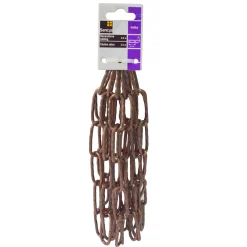 Sencys decoratieve ketting - staal - bruin - 4mm - 2,5m