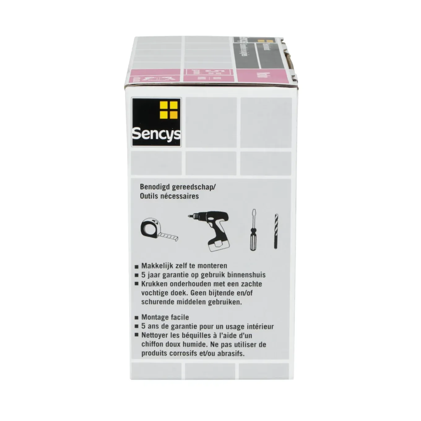 Sencys Deurkruk op Rozet Black Forest-II - RVS - Zwart Gelakt - Sleutelgat - 135 mm