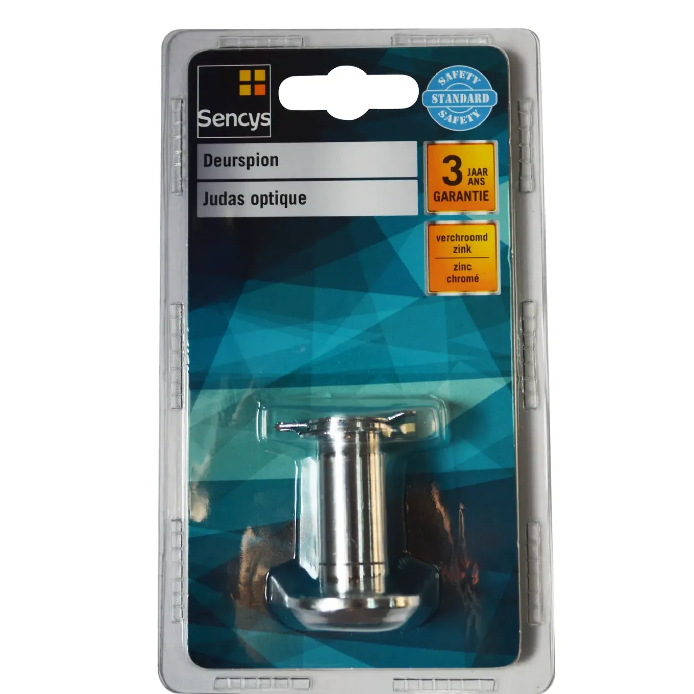 Sencys deurspion verchroomd 200/35 53mm