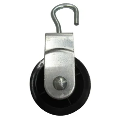 Sencys Enkele katrol met haak – Aluminium – 6mm