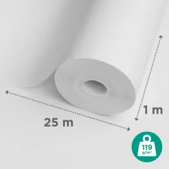 Sencys glasvliesbehang ruit middel - 25 m - 119 g/m²