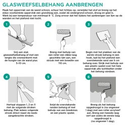 Sencys glasvliesbehang voorgeschilderd - 25 m - 190 g/m²