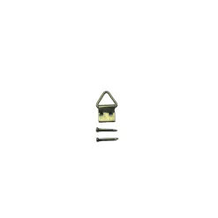 Sencys Haakje voor schilderij klussen vermessingd - 6x6mm - goud - 30 stuks