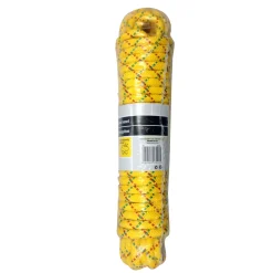 Sencys Hoogwaardig touw - Gevlochten polypropyleen - Drijvend - 10mm x 15m - Geel