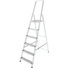 Sencys huishoudtrap aluminium 6-treeds