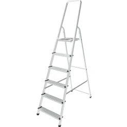 Sencys huishoudtrap aluminium 6-treeds