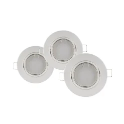 Sencys inbouwspot wit GU10 5W 3 stuks