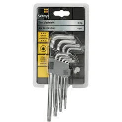 Sencys inbussleutelset Torx 9st.