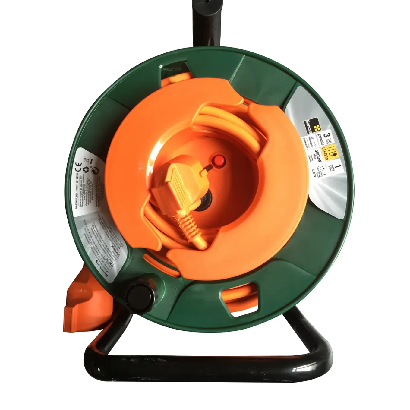 Sencys kabelhaspel schuko 22+3m 3G1.5