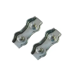 Sencys kabelklem - Staal - dubbel - diam. 5mm - 2 stuks