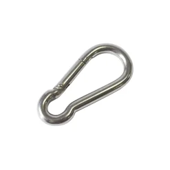 Sencys karabijnhaak - RVS - 8x80mm