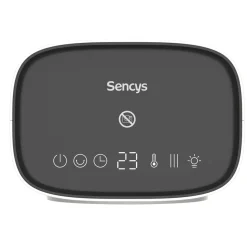 Sencys keramische verwarming PTC digitaal 2000W wit