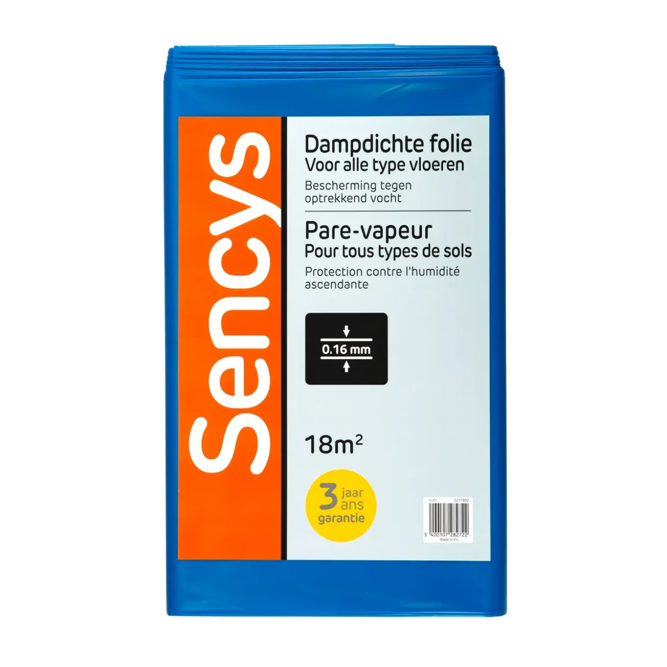 Sencys Laminaat Vochtscherm Isofol - Dampfolie - 0,16mm - 18m²