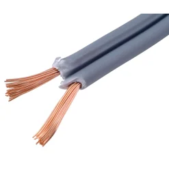 Sencys luidsprekerkabel 2x0,5 gris 20m