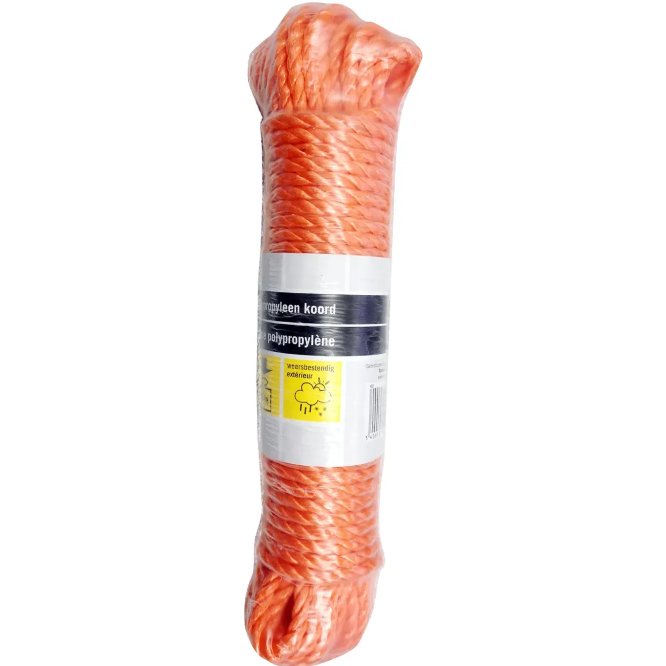 Sencys Multifunctioneel touw - Gedraaid polypropyleen - Drijvend - 5mm x 20m - Oranje