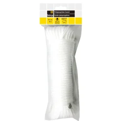 Sencys Multifunctioneel Touw - Gevlochten polypropyleen - Weerbestendig - 6mm x 20m - Wit