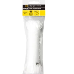 Sencys Multifunctioneel touw - Gevlochten polypropyleen - Drijvend - 3mm x 20m - Wit