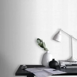 Sencys Overschilderbaar Vliesbehang Textuur - Wit - 10,05m x 52cm