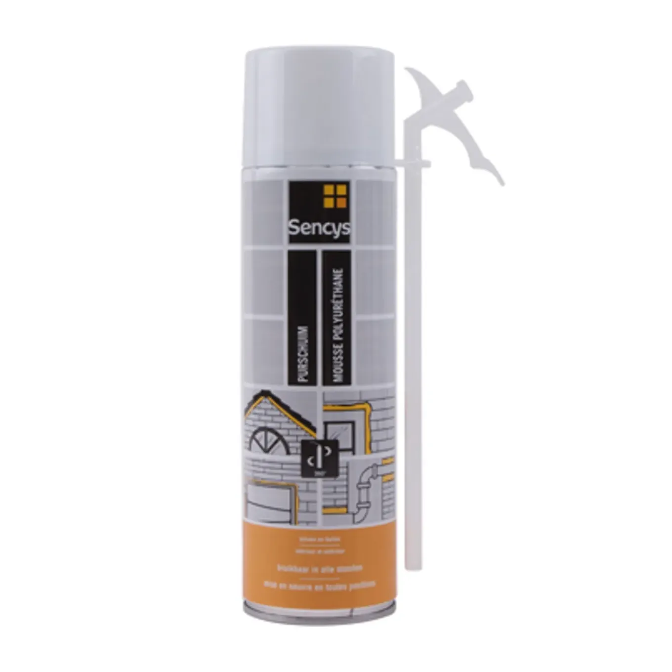 Sencys purschuim alle richtingen 500ml