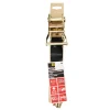 Sencys Ratelsjorband met Haak Zwart - 5mx38mm - 1000kg