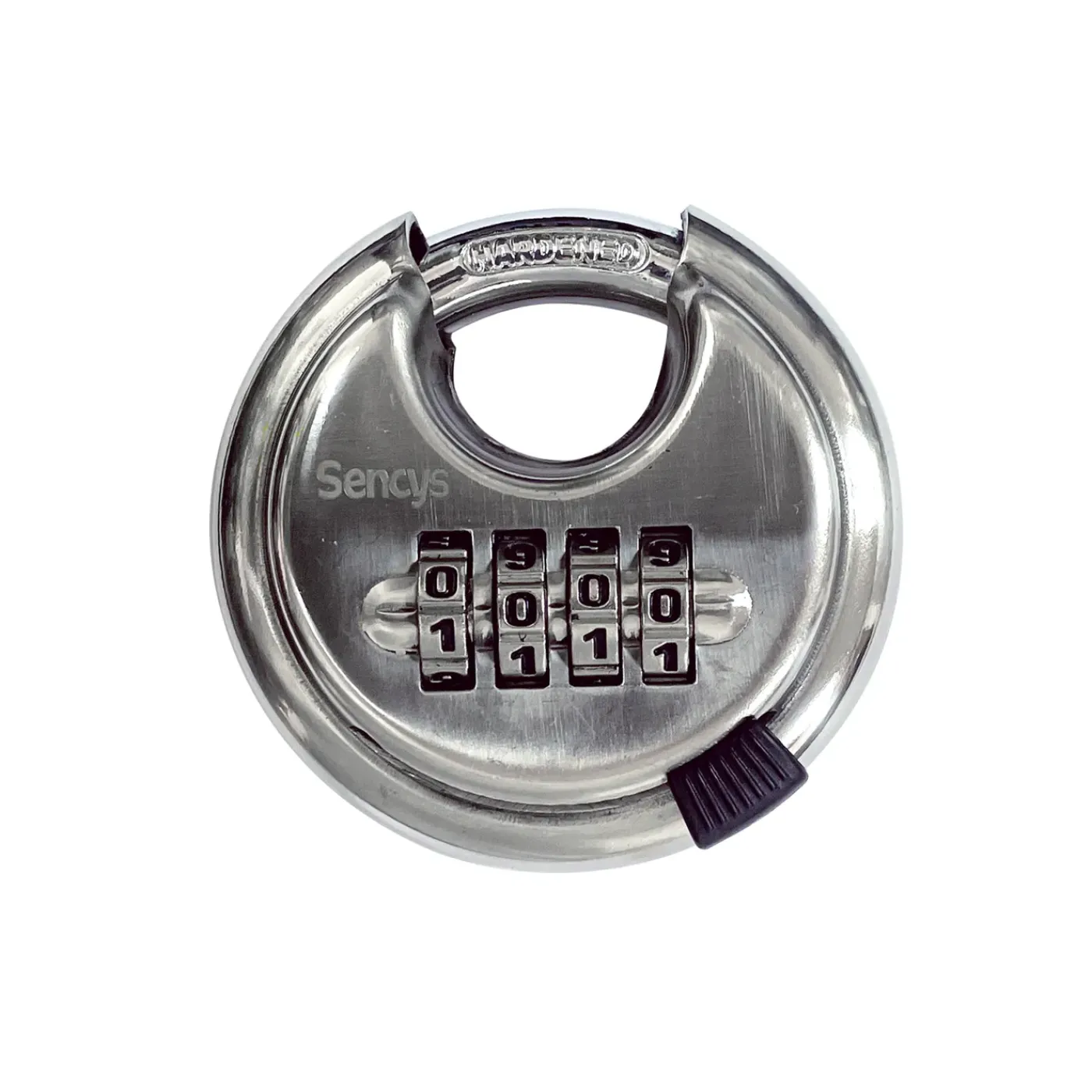 Sencys Schijfsleutelslot met combinatie - Roestvrij staal hoge veiligheid - Diameter 70 mm