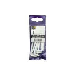 Sencys schroefduim 4x50mm wit per 10