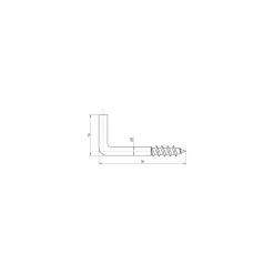 Sencys schroefduim 3x30mm wit per 20