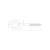Sencys schroefoog 6x60mm gegalvaniseerd per 4