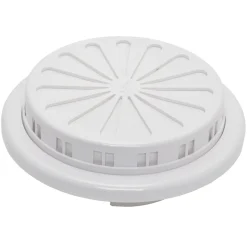 Sencys schuifrooster Rond Ø100-150mm kunststof wit