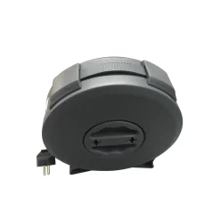 Sencys schuko haspel 15m 3G1.0 grijs
