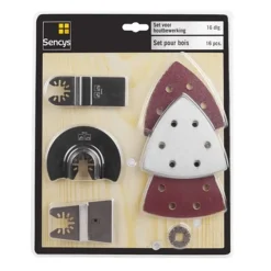 Sencys set voor houtbewerking – 16 stuks
