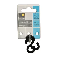 Sencys S-haak - Staal - gelijk - diam. 4x35mm