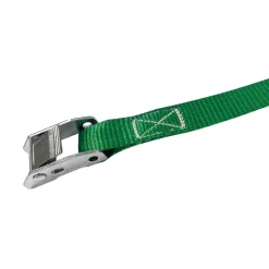 Sencys Sjorband zonder ratel Groen met klemsluiting - 5mx25mm - 125kg