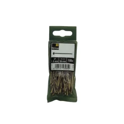 Sencys Spijkers met Ronde Kop RK Messing 1,8x30mm - 100 stuks