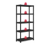 Sencys Stellingkast - Shelf Plus - 182x90x40cm - Draagkracht 55kg - Zwart
