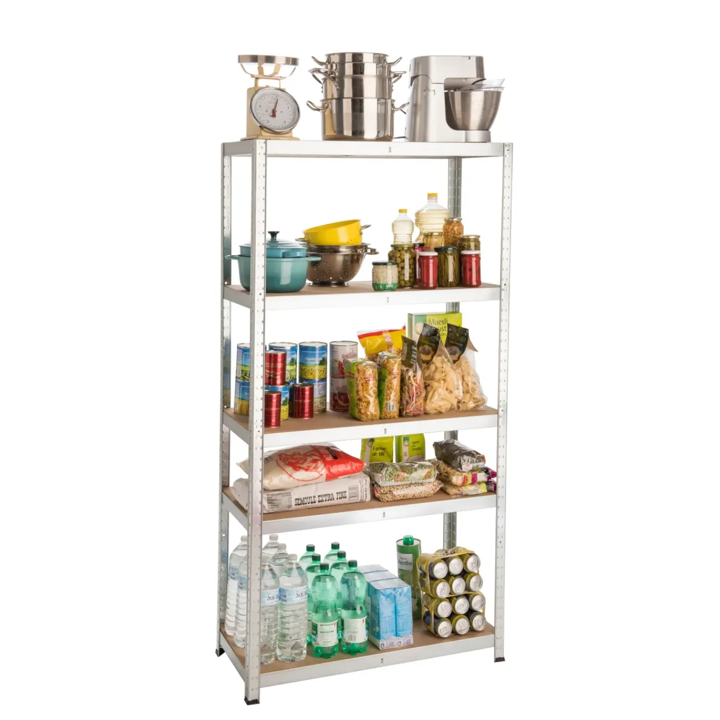 Sencys Stellingkast - Strong - 176x90x40cm - Draagkracht 200kg - Verzinkt staal