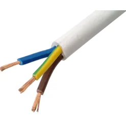 Sencys stroomkabel VTMB 25m 3x1 mm² wit