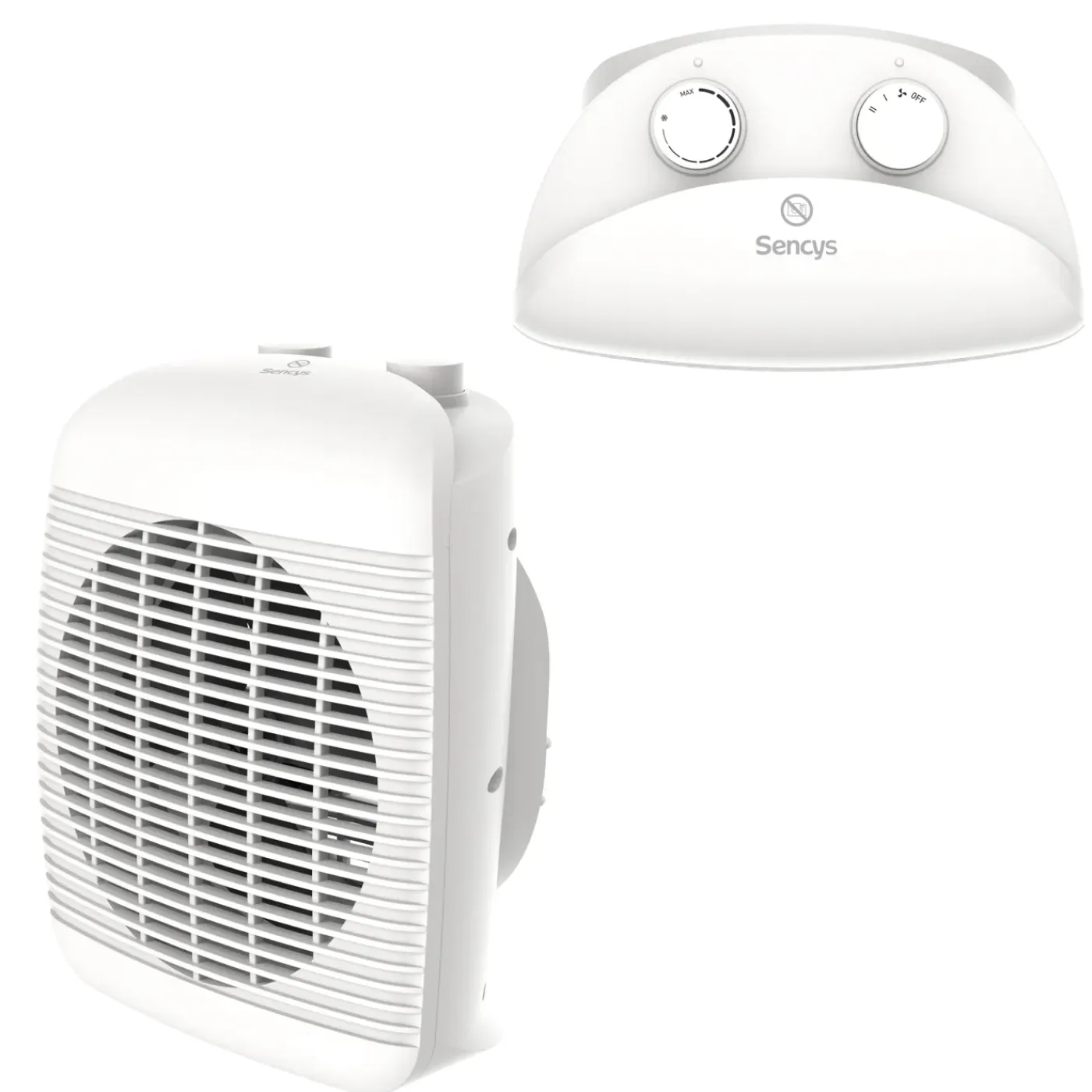 Sencys ventilatorkachel 2000W wit