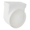 Sencys vlakkanaal 110x55mm Verloop Knie Ø100mm kunststof