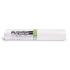 Sencys Vliesbehang Overschilderbaar Lineair - Wit - 10,00m x 52cm