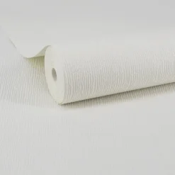 Sencys Vliesbehang Overschilderbaar String - Wit - 10,05m x 52cm