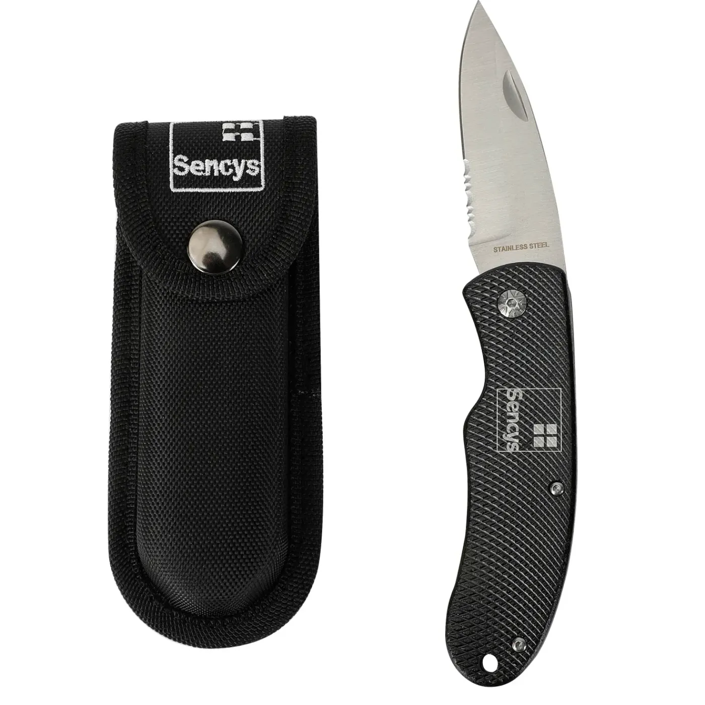 Sencys vouwmes + etui 130mm