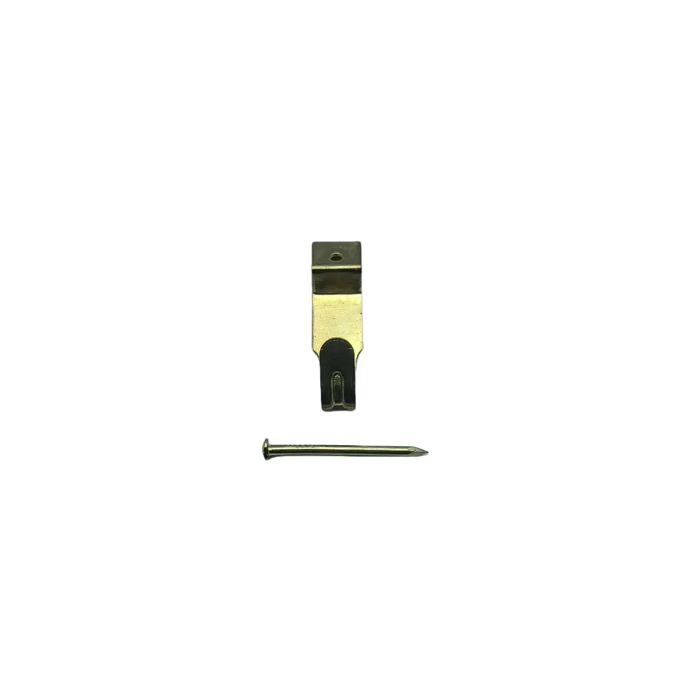 Sencys wandhaakje 27mm vermessingd per 10