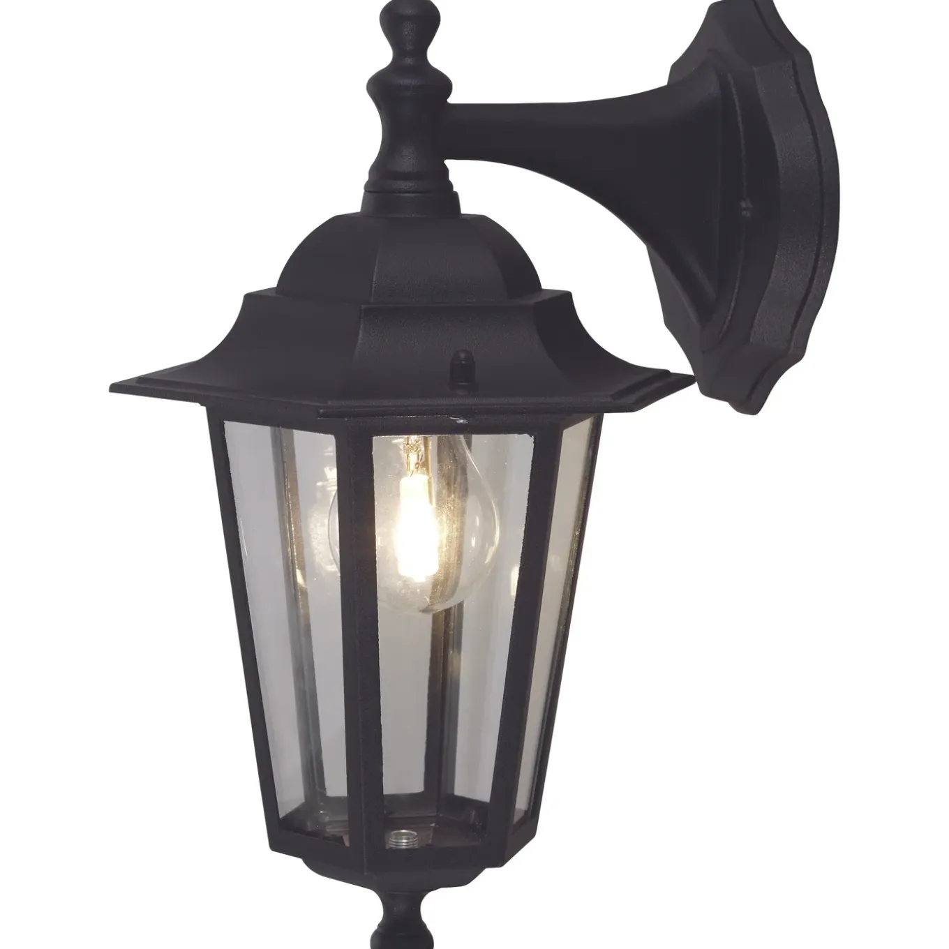 Sencys wandlantaarn Madrid zwart E27